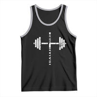 Christian Bible Gym Tank Top Jesus Weightlifter Workout Faith Isaiah 40 31 - Wonder Print Shop