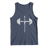 Christian Bible Gym Tank Top Jesus Weightlifter Workout Faith Isaiah 40 31 - Wonder Print Shop