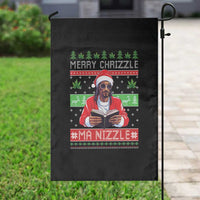 Funny Christmas Hip Hop Rap Gang Garden Flag Merry Chrizzle Ma Nizzle Xmas Weed - Wonder Print Shop