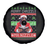 Funny Christmas Hip Hop Rap Gang Spare Tire Cover Merry Chrizzle Ma Nizzle Xmas Weed - Wonder Print Shop