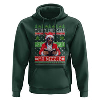 Funny Christmas Hip Hop Rap Gang Hoodie Merry Chrizzle Ma Nizzle Xmas Weed - Wonder Print Shop