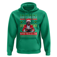 Funny Christmas Hip Hop Rap Gang Hoodie Merry Chrizzle Ma Nizzle Xmas Weed - Wonder Print Shop