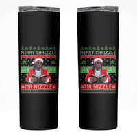 Funny Christmas Hip Hop Rap Gang Skinny Tumbler Merry Chrizzle Ma Nizzle Xmas Weed - Wonder Print Shop