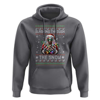 Funny Terrifier Christmas Santa Hoodie Slashing Through The Snow Xmas Horror Movie - Wonder Print Shop