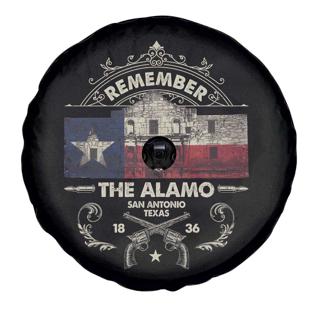 Texas Remember The Alamo San Antonio Pride Spare Tire Cover Texas History