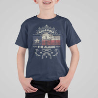 Texas Remember The Alamo San Antonio Pride T Shirt For Kid Texas History