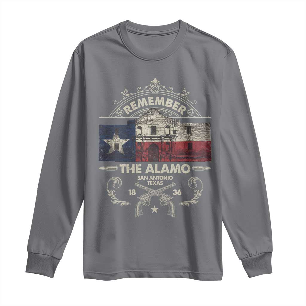 Texas Remember The Alamo San Antonio Pride Long Sleeve Shirt Texas History