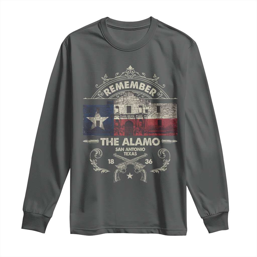 Texas Remember The Alamo San Antonio Pride Long Sleeve Shirt Texas History