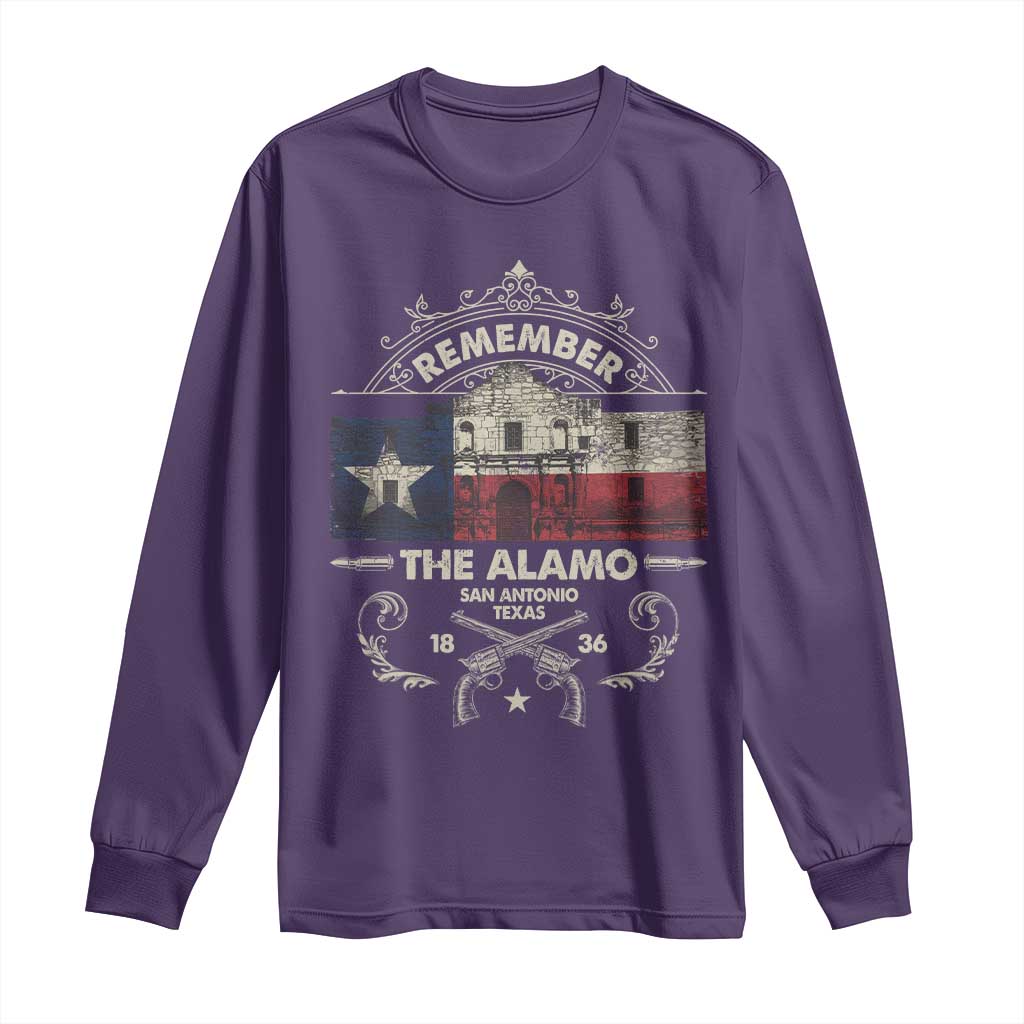 Texas Remember The Alamo San Antonio Pride Long Sleeve Shirt Texas History