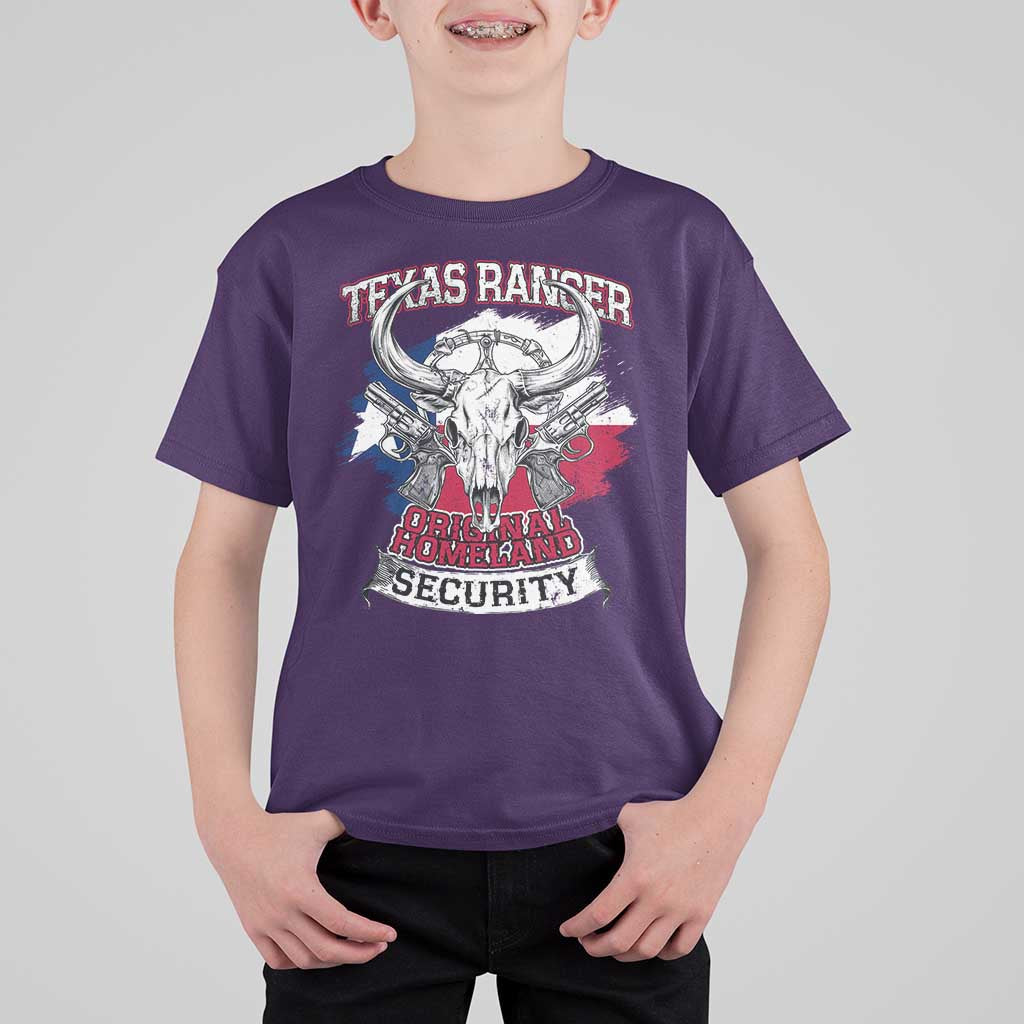 Texas Ranger Original Homeland Security T Shirt For Kid History Of Texas