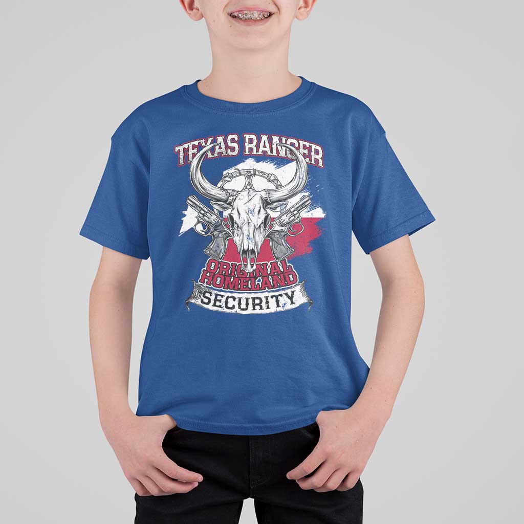 Texas Ranger Original Homeland Security T Shirt For Kid History Of Texas