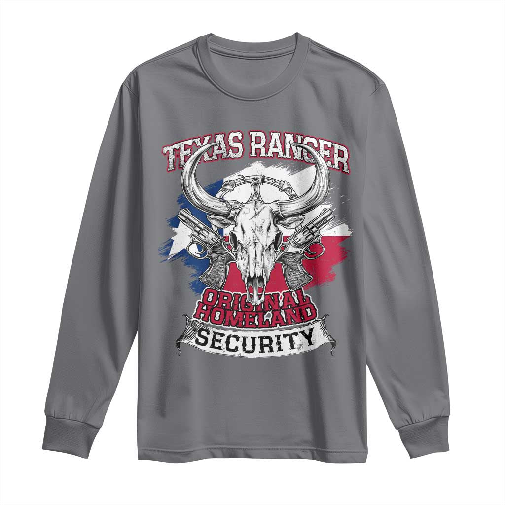 Texas Ranger Original Homeland Security Long Sleeve Shirt History Of Texas