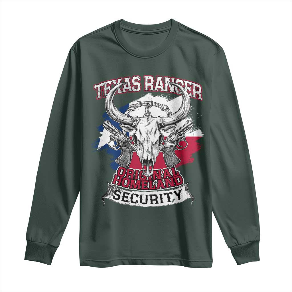 Texas Ranger Original Homeland Security Long Sleeve Shirt History Of Texas