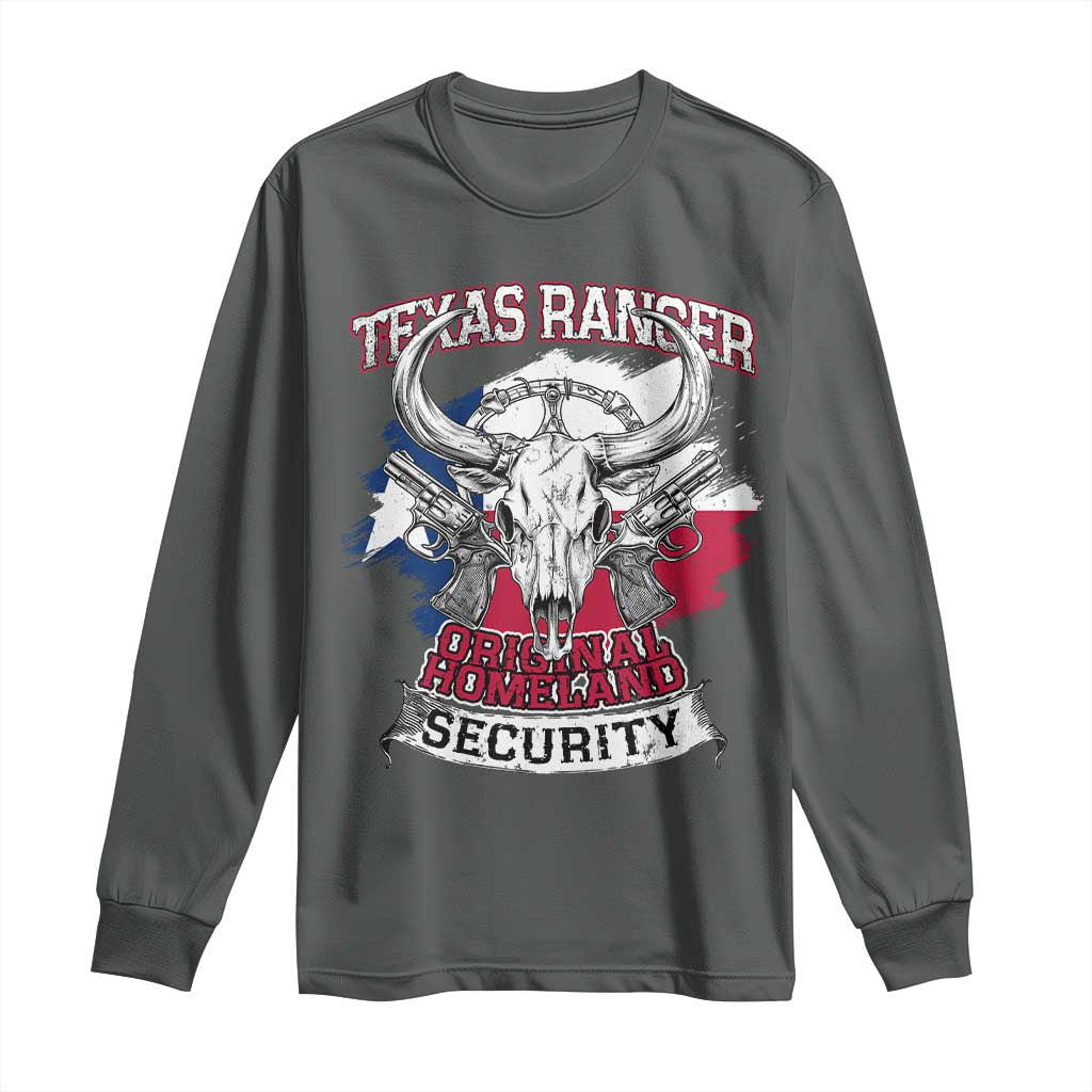 Texas Ranger Original Homeland Security Long Sleeve Shirt History Of Texas