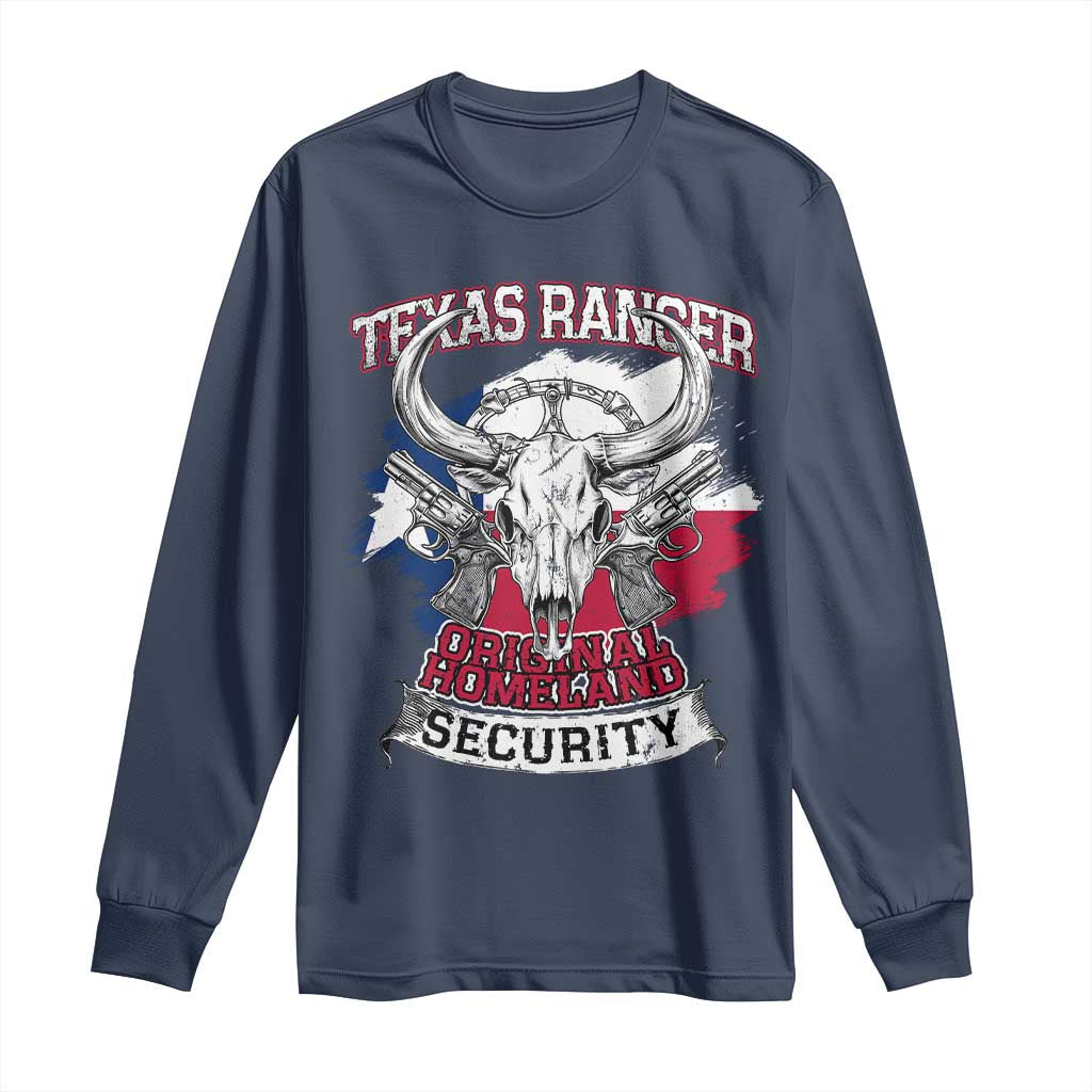 Texas Ranger Original Homeland Security Long Sleeve Shirt History Of Texas