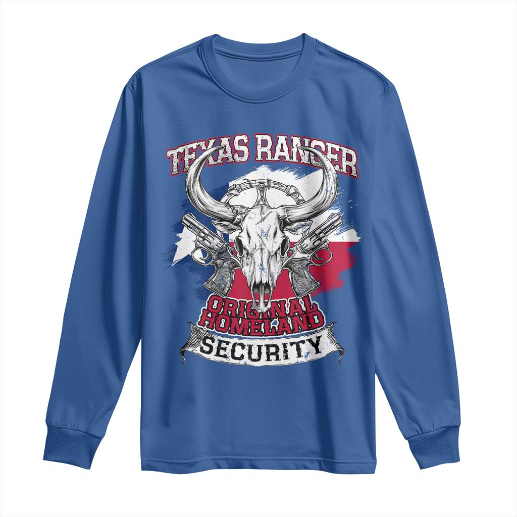 Texas Ranger Original Homeland Security Long Sleeve Shirt History Of Texas