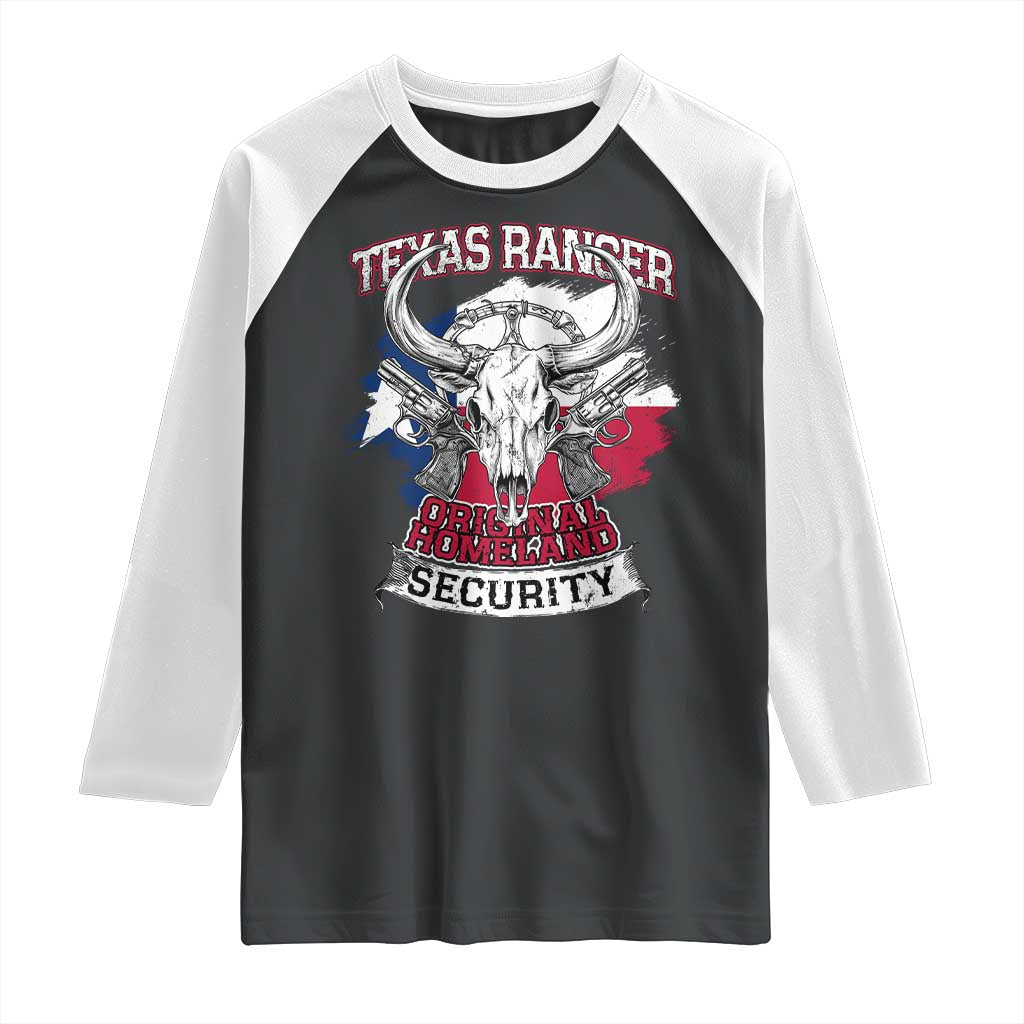 Texas Ranger Original Homeland Security Raglan Shirt History Of Texas