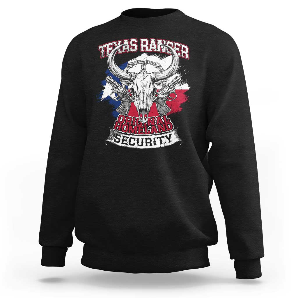 Texas Ranger Original Homeland Security Sweatshirt History Of Texas