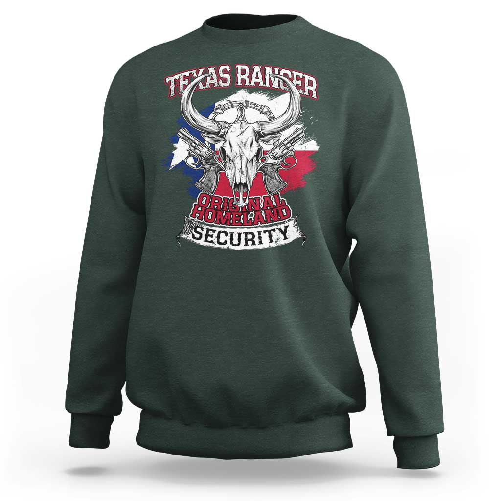 Texas Ranger Original Homeland Security Sweatshirt History Of Texas