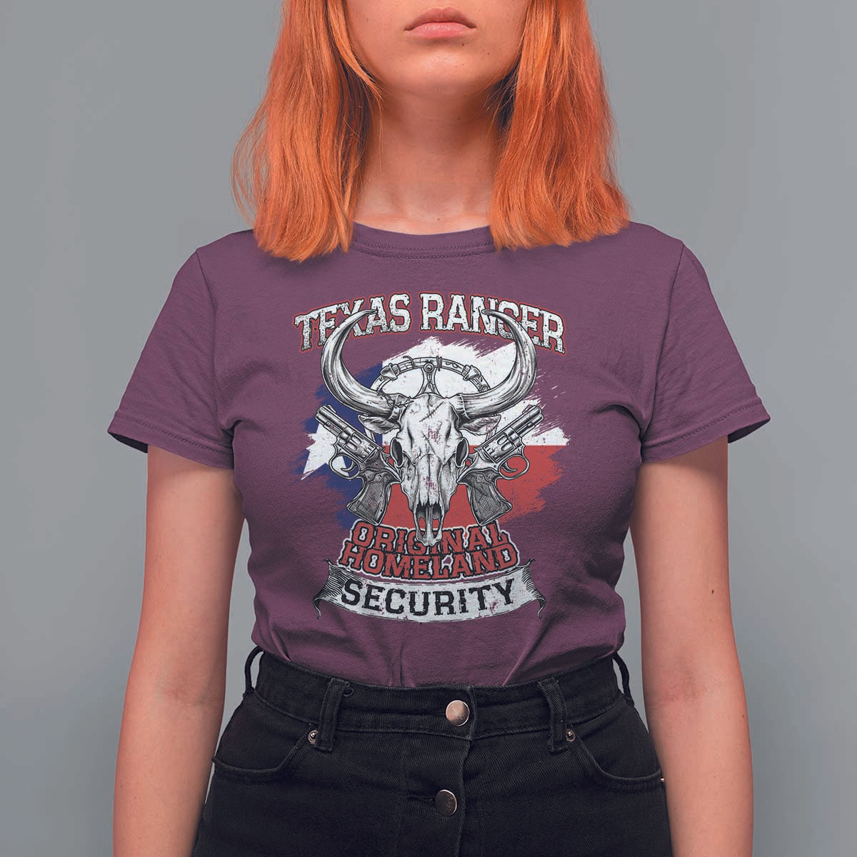 Texas Ranger Original Homeland Security T Shirt For Women History Of Texas