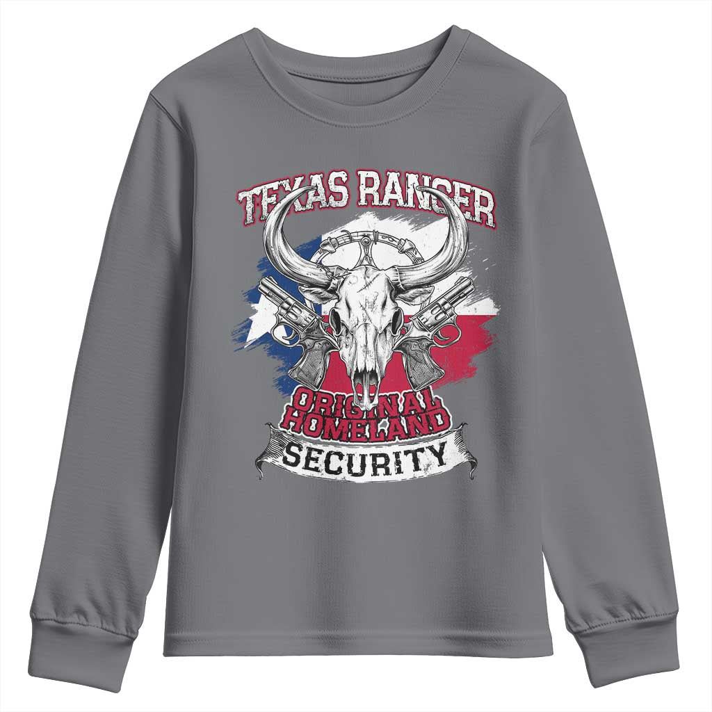 Texas Ranger Original Homeland Security Youth Sweatshirt History Of Texas