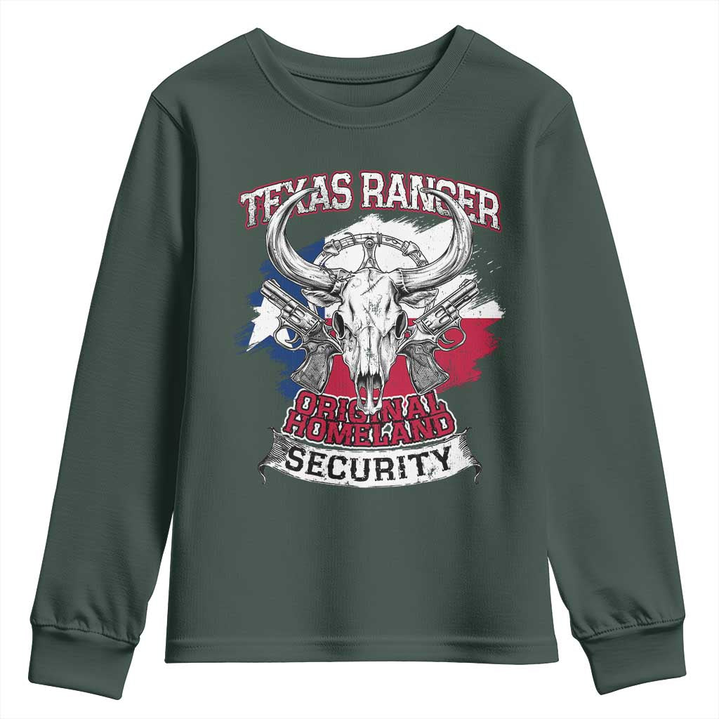 Texas Ranger Original Homeland Security Youth Sweatshirt History Of Texas