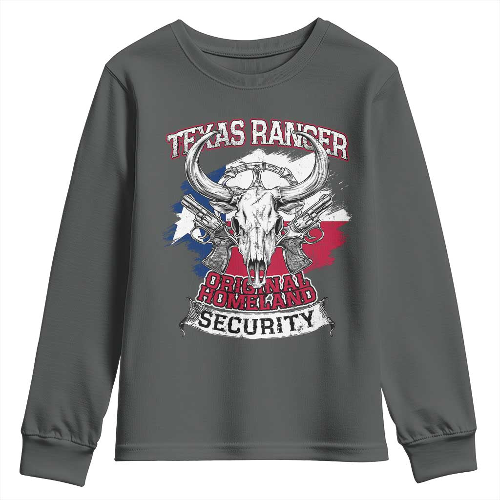 Texas Ranger Original Homeland Security Youth Sweatshirt History Of Texas