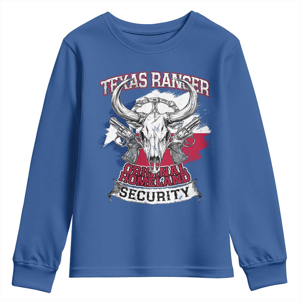 Texas Ranger Original Homeland Security Youth Sweatshirt History Of Texas