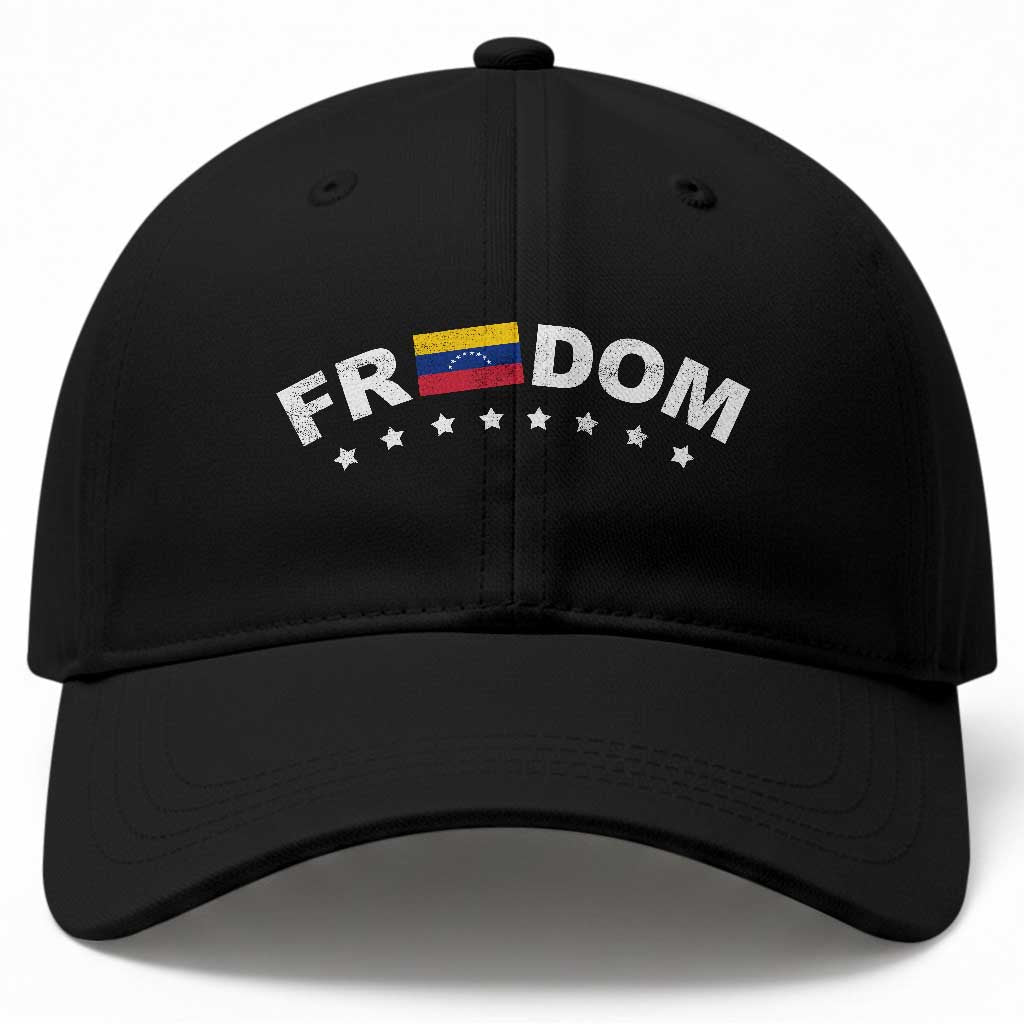 Freedom For Venezuela Baseball Cap Venezuelan Flag Eight Stars Bandera