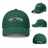 Freedom For Venezuela Baseball Cap Venezuelan Flag Eight Stars Bandera