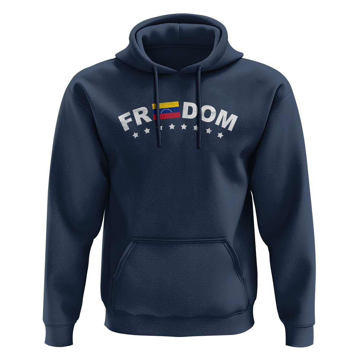Freedom For Venezuela Hoodie Venezuelan Flag Eight Stars Bandera - Wonder Print Shop
