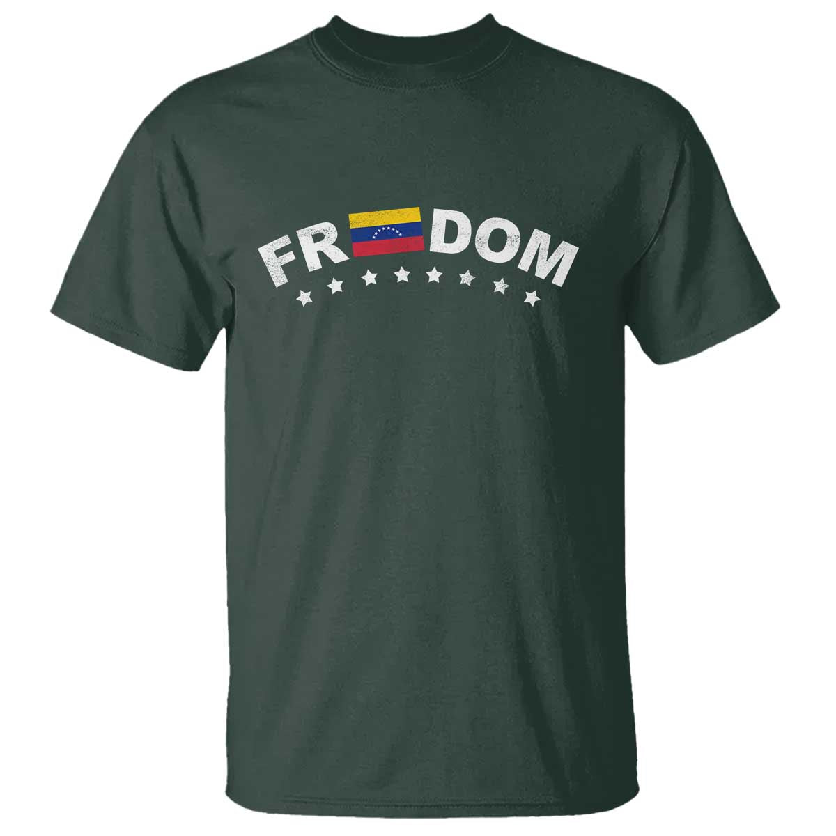 Freedom For Venezuela T Shirt Venezuelan Flag Eight Stars Bandera - Wonder Print Shop
