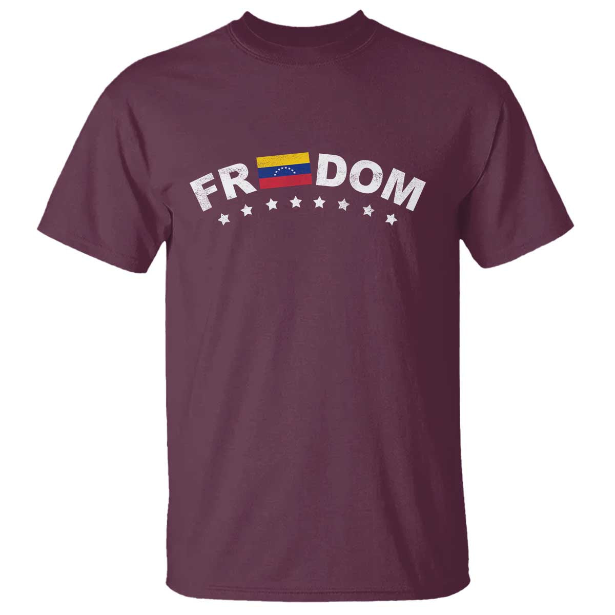 Freedom For Venezuela T Shirt Venezuelan Flag Eight Stars Bandera - Wonder Print Shop