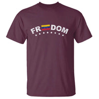 Freedom For Venezuela T Shirt Venezuelan Flag Eight Stars Bandera - Wonder Print Shop