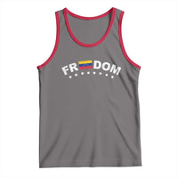 Freedom For Venezuela Tank Top Venezuelan Flag Eight Stars Bandera - Wonder Print Shop