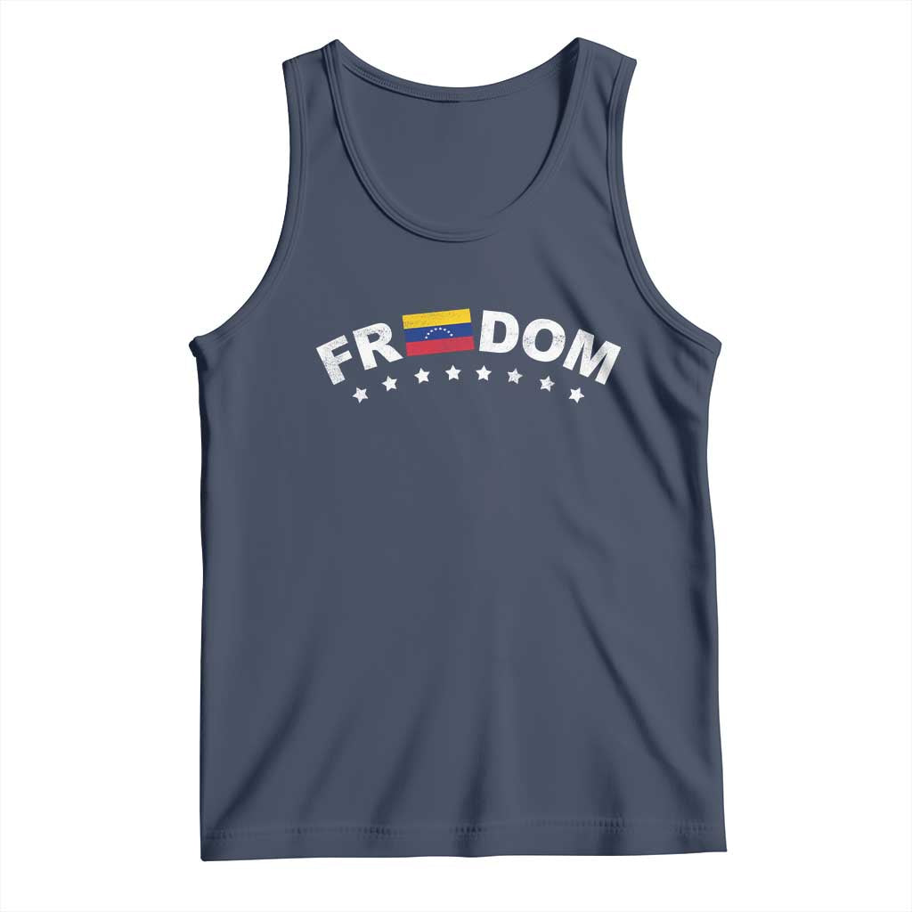 Freedom For Venezuela Tank Top Venezuelan Flag Eight Stars Bandera - Wonder Print Shop