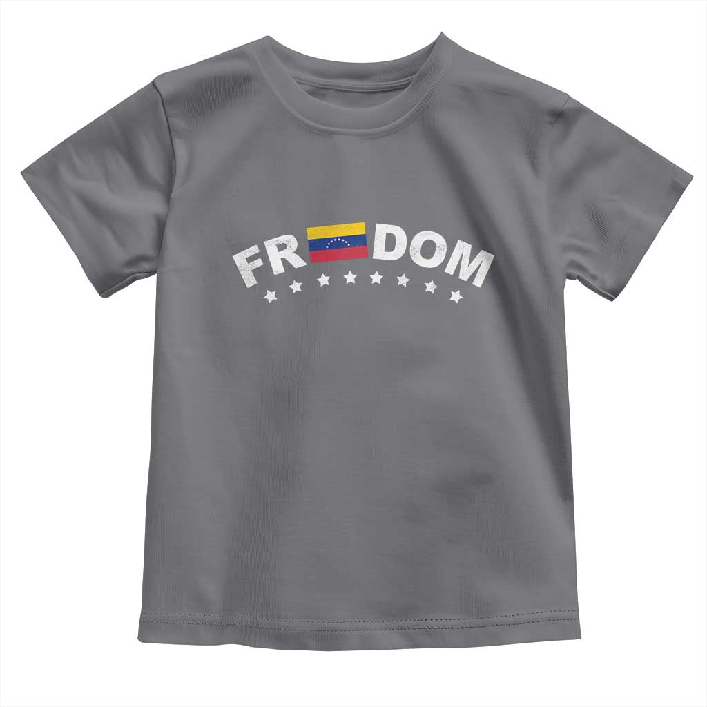 Freedom For Venezuela Toddler T Shirt Venezuelan Flag Eight Stars Bandera - Wonder Print Shop