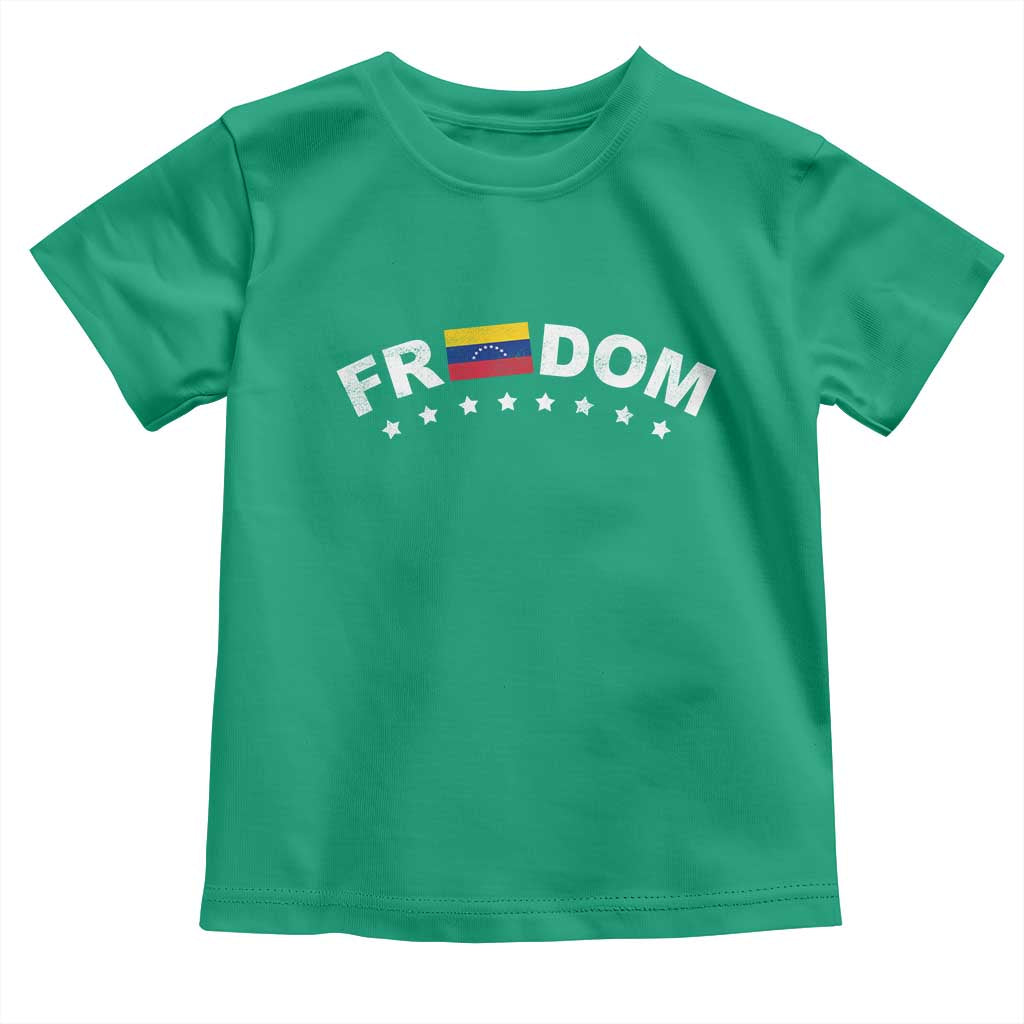 Freedom For Venezuela Toddler T Shirt Venezuelan Flag Eight Stars Bandera - Wonder Print Shop