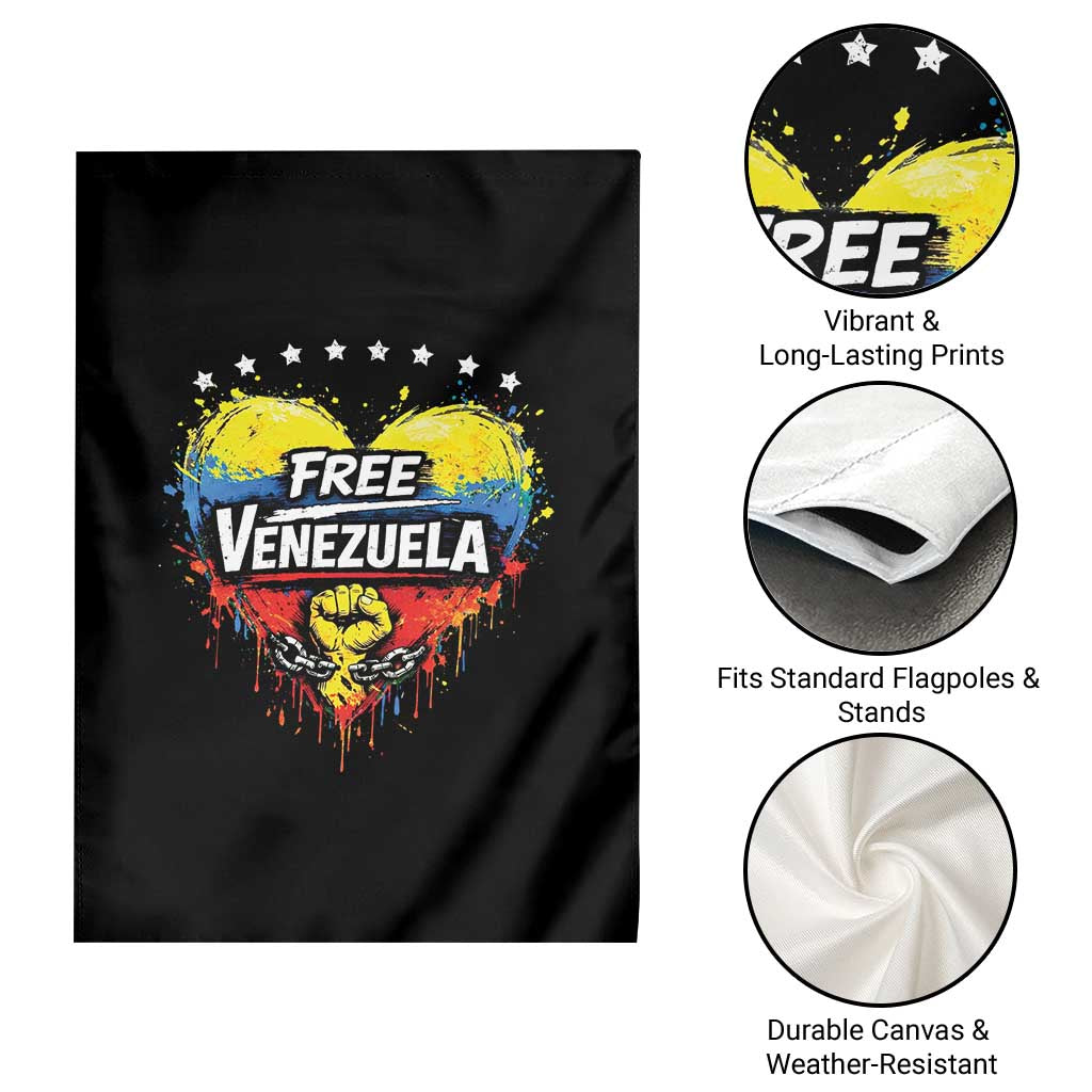 Free Venezuela Garden Flag Freedom Venezuelan Flag Hand Fist Graphic - Wonder Print Shop
