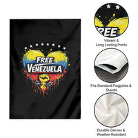 Free Venezuela Garden Flag Freedom Venezuelan Flag Hand Fist Graphic - Wonder Print Shop