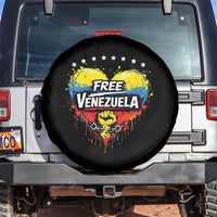 Free Venezuela Spare Tire Cover Freedom Venezuelan Flag Hand Fist Graphic - Wonder Print Shop
