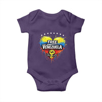 Free Venezuela Baby Onesie Freedom Venezuelan Flag Hand Fist Graphic - Wonder Print Shop