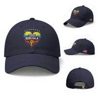 Free Venezuela Baseball Cap Freedom Venezuelan Flag Hand Fist Graphic