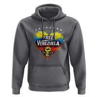 Free Venezuela Hoodie Freedom Venezuelan Flag Hand Fist Graphic - Wonder Print Shop