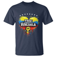 Free Venezuela T Shirt Freedom Venezuelan Flag Hand Fist Graphic - Wonder Print Shop