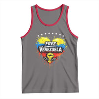 Free Venezuela Tank Top Freedom Venezuelan Flag Hand Fist Graphic - Wonder Print Shop