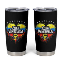 Free Venezuela Tumbler Cup Freedom Venezuelan Flag Hand Fist Graphic - Wonder Print Shop