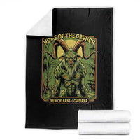 Grunch Road Monster Throw Blanket Home Of The Grunch Nola Louisiana