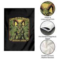 Grunch Road Monster Garden Flag Home Of The Grunch Nola Louisiana