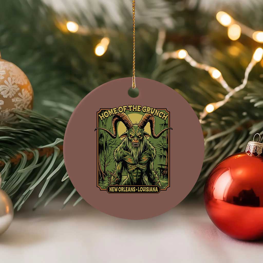 Grunch Road Monster Ceramic Ornament Home Of The Grunch Nola Louisiana